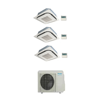 Daikin Air conditioning Multi 4MXS80E Heat Pump Inverter FCQG35F Cassette (3.5Kw/12000Btu) A+ 240V~50Hz