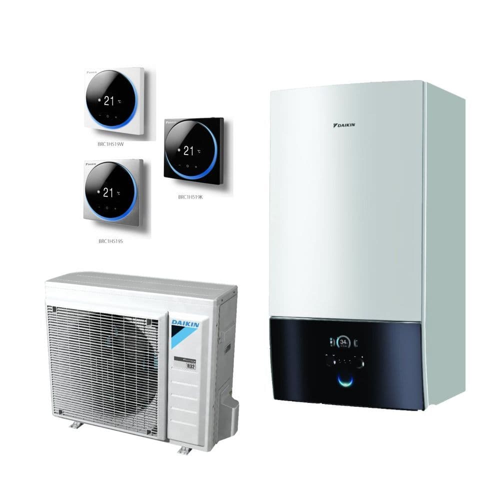 Daikin Air Conditioning Daikin Altherma ERGA06DVA + EHBX08D6V Air to Water Heat pump Low Temperature Split 6Kw/19000Btu H&amp;C