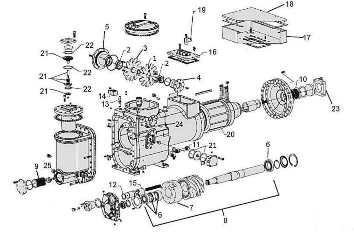 Daikin Air Conditioning Daikin McQuay Spare Part 95823-415 Capacity Control Solenoid Valve Kit (Asco) includes 2 valves