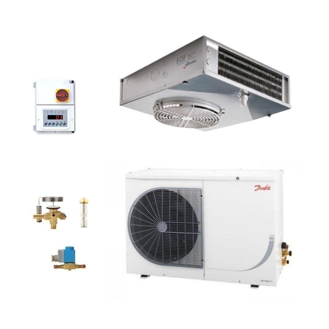 Danfoss Optyma Frozen Food EVS291/BED OP-LSQM048NTW05G/E -21 DegC 10M3 Room Coldroom Kit