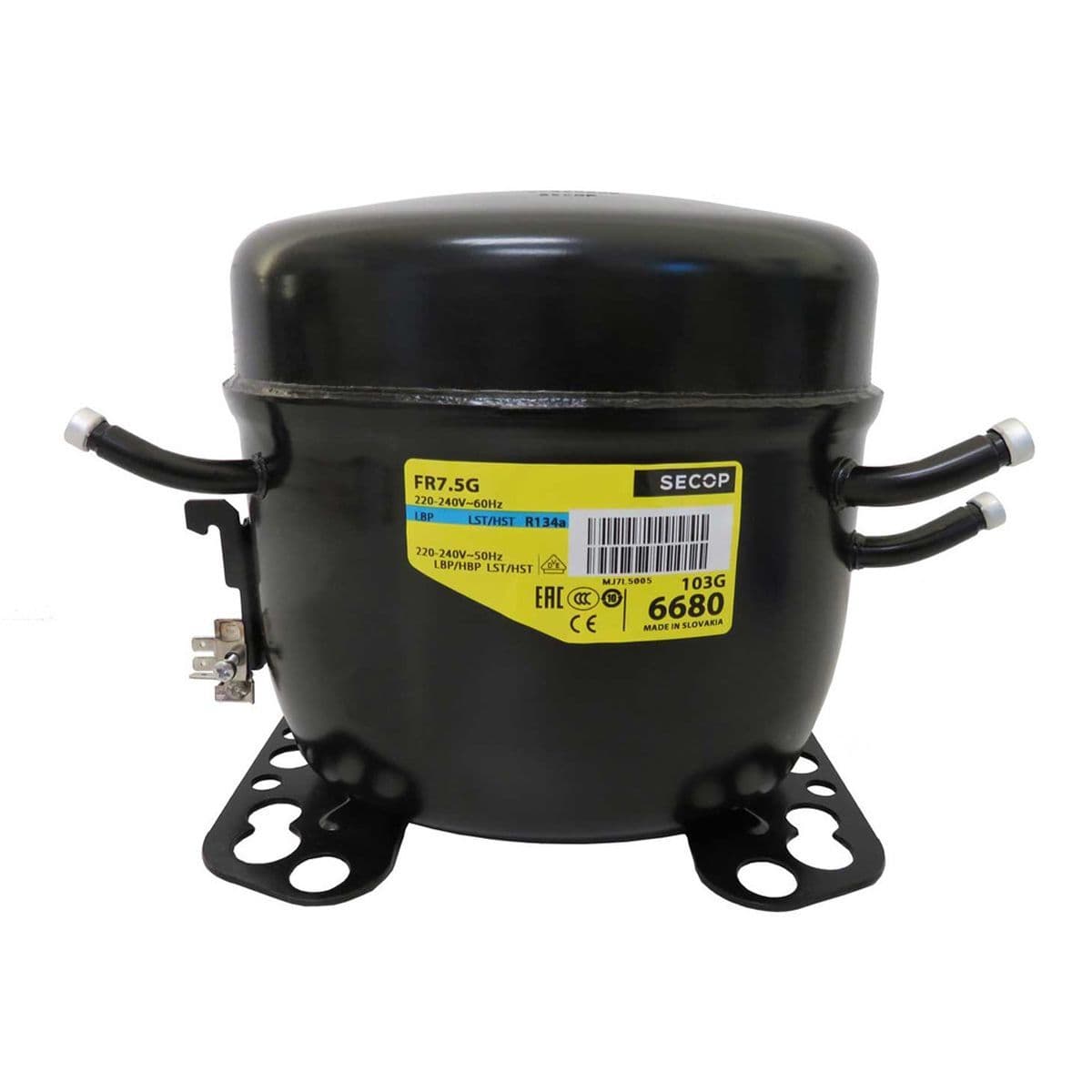 Danfoss Refrigeration Compressor FR7.5GX LMHBP HST R134a Tubed 240V~50Hz