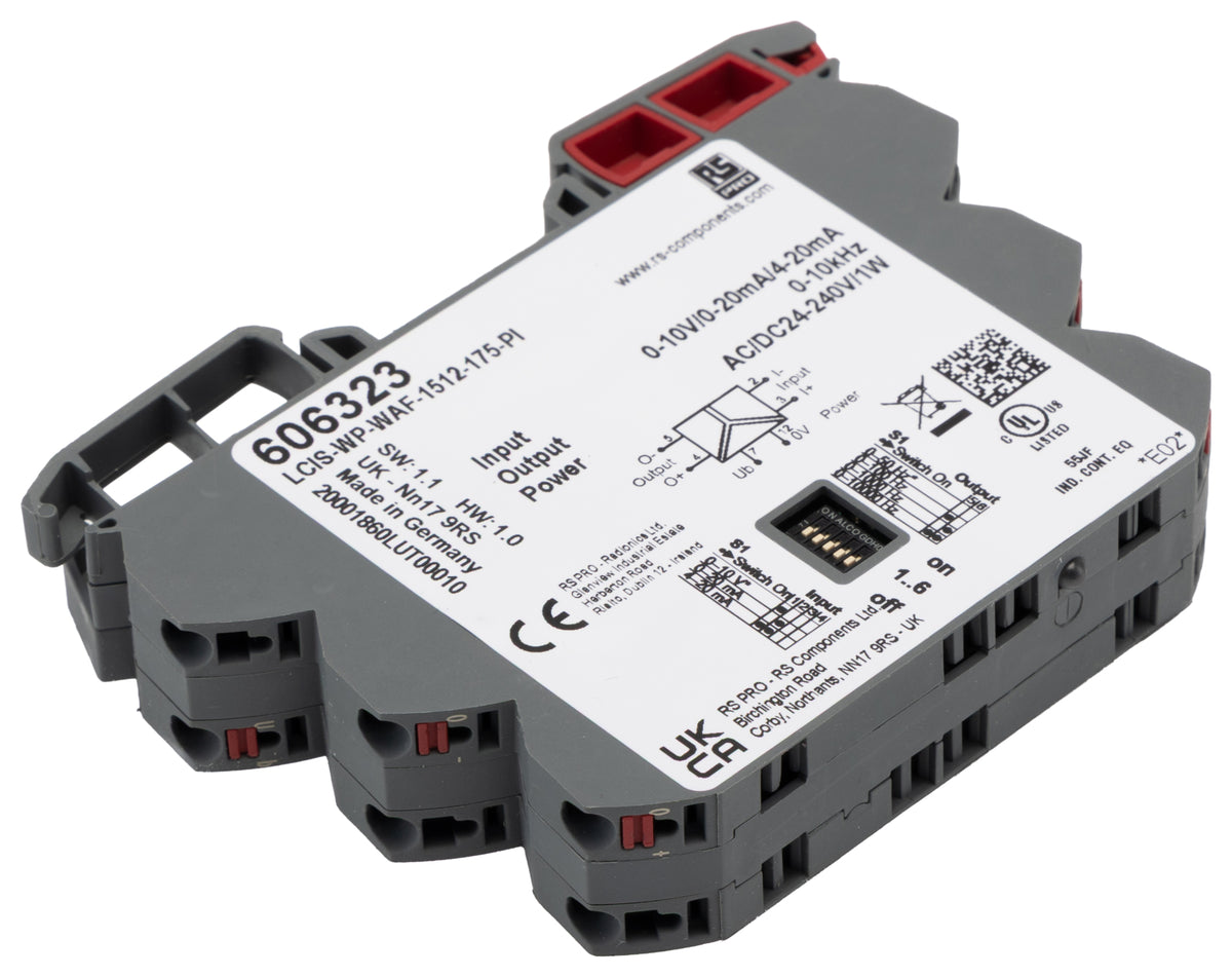 TieDex UK Analogue Converter, Current, Voltage Input, Frequency Output, 24V ac/dc, 240 V ac/dc Supply