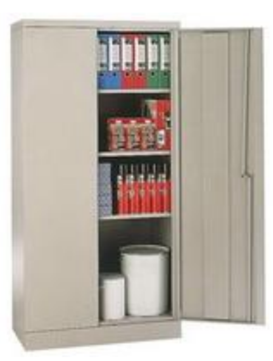 TieDex UK 2 Door Steel Floor Standing Storage Cabinet 1.83 m 915mm, 457 mm