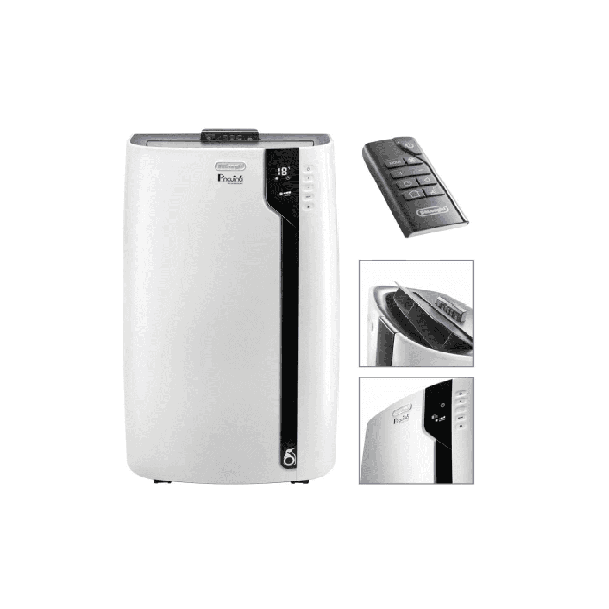 Delongi DeLonghi PAC EX100 Quiet Portable Air Conditioner 2.5kW R290 230V~50Hz