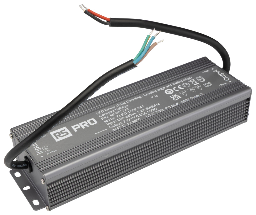 TieDex UK, 24 V Output, 150 W Output Triac