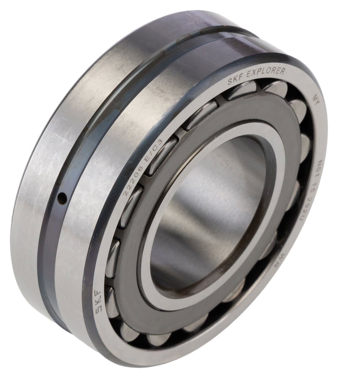 SKF 22206 E/C3 Cylindrical 30 mm ID Roller Bearing, 62 mm OD_22206 E/C3