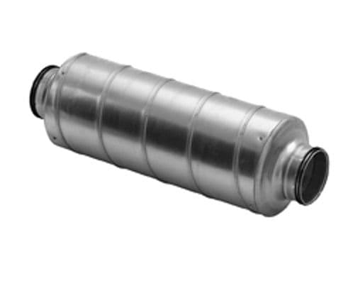 Lindab Duct Silencer Attenuator With Rubber Seal For Circular Spiral Ducting 80mm To 630mm