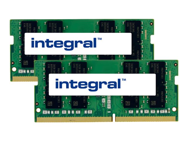 TieDex UK Integral - DDR4 - kit - 32 GB: 2 x 16 GB - SO-DIMM 260-pin - 2133 MHz / PC4-17000 - unbuffered