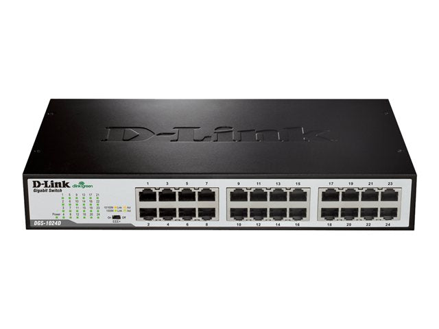 TieDex UK D-Link DGS 1024D - switch - 24 ports - unmanaged