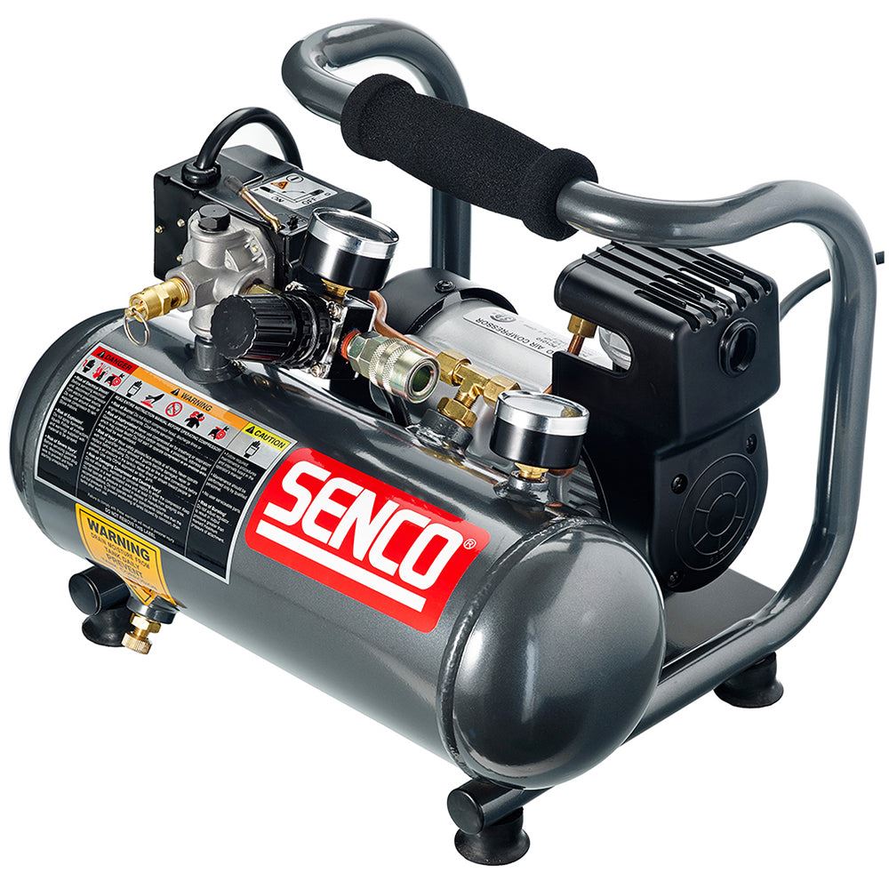 Senco PC1010 1/2 HP 1 Gallon Finish &amp; Trim Air Mini Compressor 110V PC1010UK1