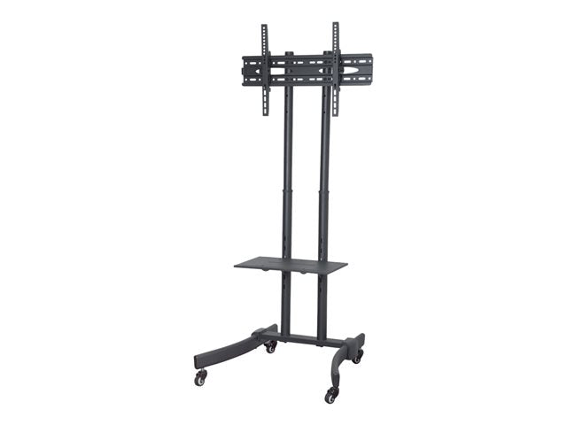 TieDex UK Proper Portable TV Trolley Stand cart - for flat panel - black