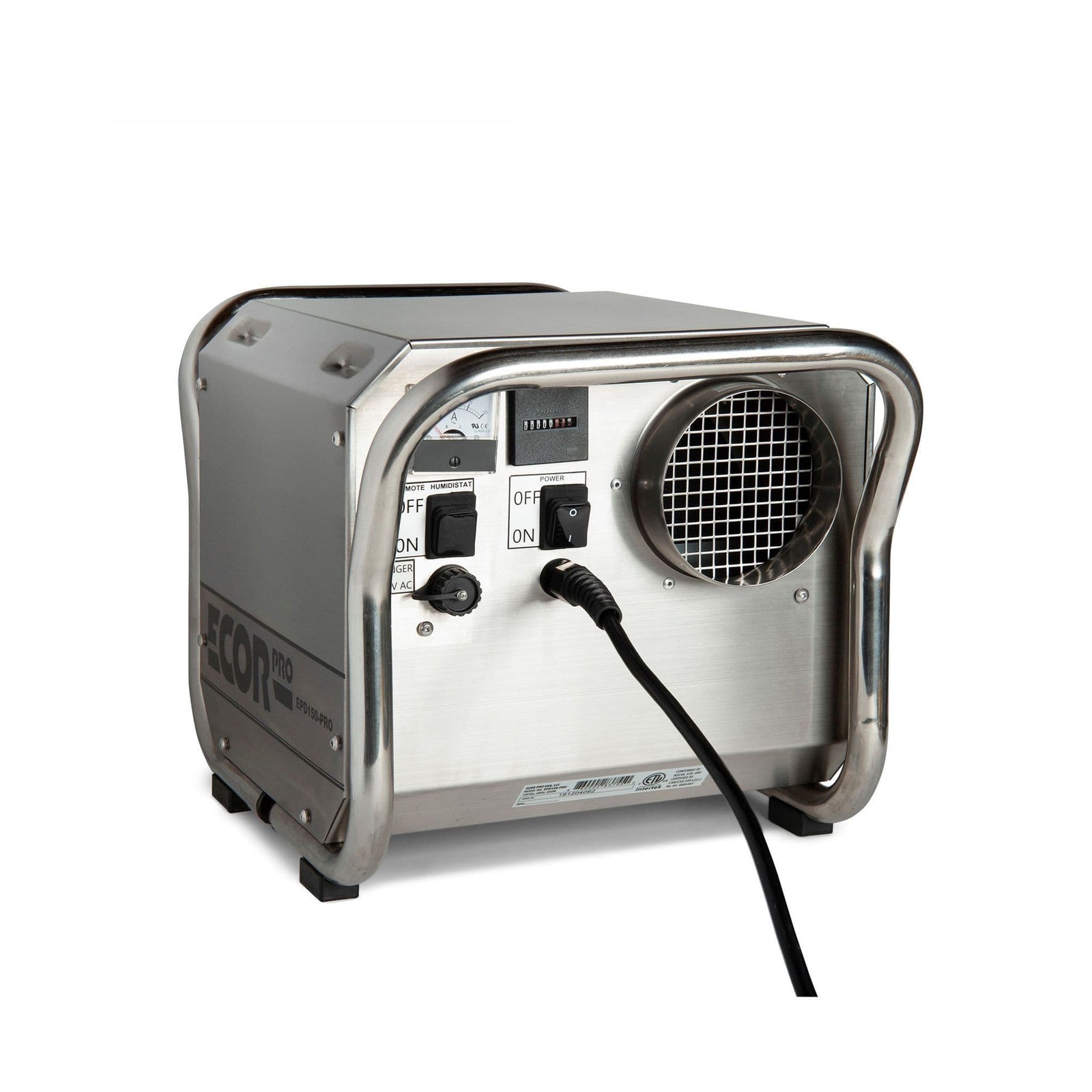 EcoPro Ecor-Pro DH3500 INOX DryFan 45 Litre Stainless Steel Desiccant Dehumidifier 240V~50Hz