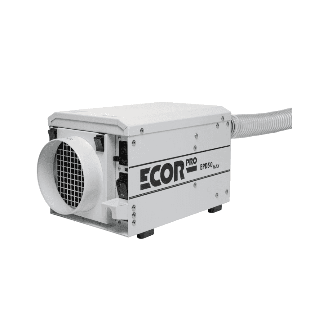 EcoPro Ecor-Pro EPD50-Max Commercial White Desiccant Dehumidifier 28Ltr/Day 240V~50Hz