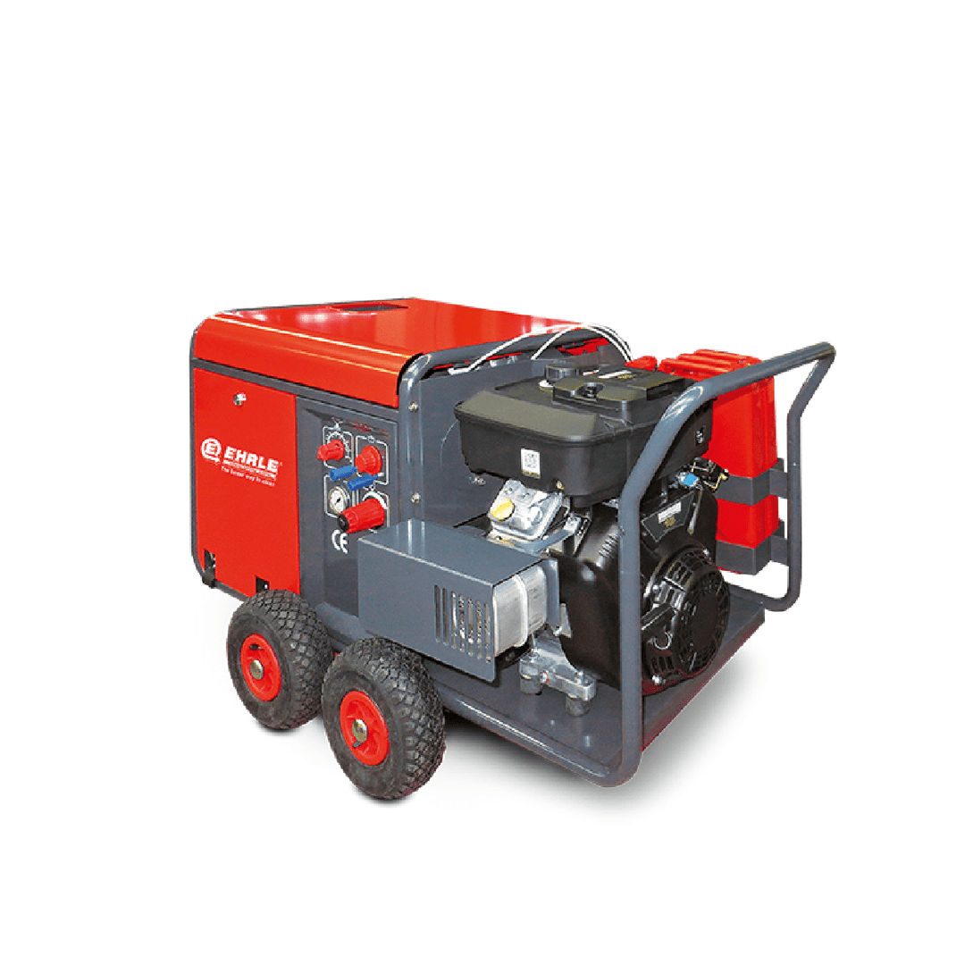 EHRLE 158001 HDD1240-Standard High Pressure Cleaner Mobile, Oil-Heated with 10Hp Diesel Engine