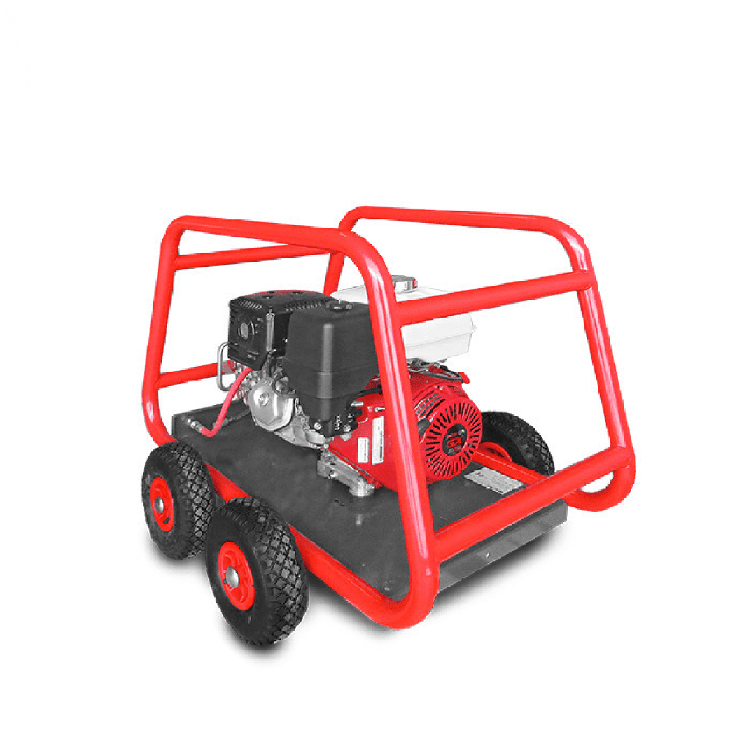 EHRLE 168001 KDB1240-Standard High Pressure Cleaner Cold Water, Mobile with 13Hp Honda Petrol Engine