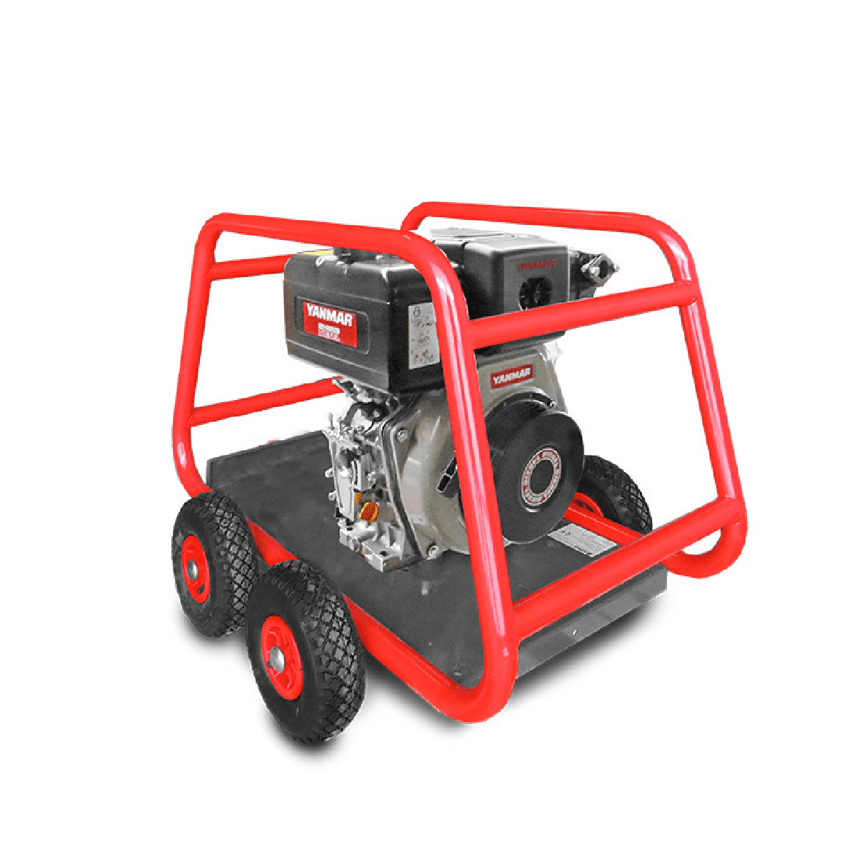 EHRLE 174001 KDD1240-Standard High Pressure Cleaner Cold Water, Mobile with 10Hp Petrol Engine