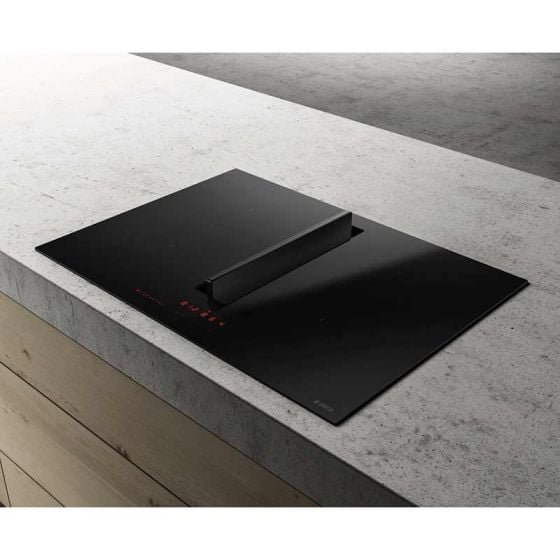Elica NikolaTesla FIT 60 60cm Black Induction Hob with Downdraft Extractor