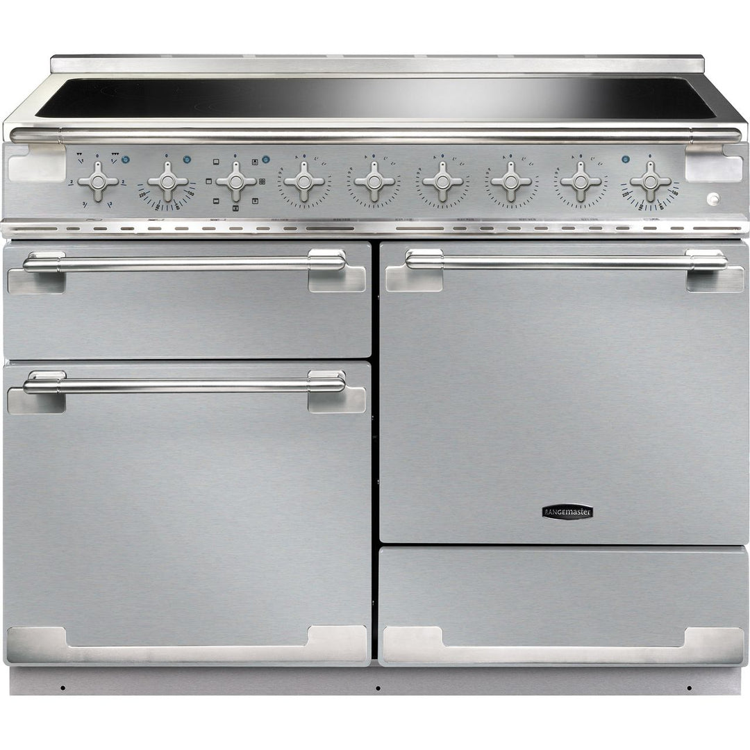 Rangemaster Elise ELS110EISS 110cm wide Electric Range Cooker with Induction Hob - Stainless Steel