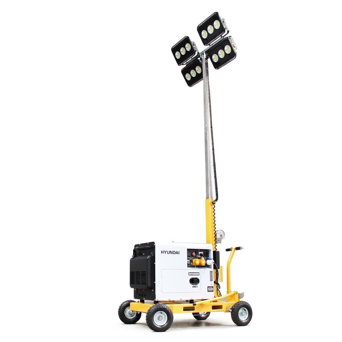 Evopower 5M LT600-LED-D + DHY6000SE Mobile Lighting Tower 12500 lumens 600
