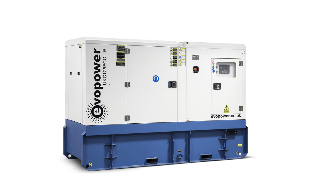 Evopower UKC125ECO 125kVA Diesel Housed Weather-proof Standby Generator 3-phase, 400/230V