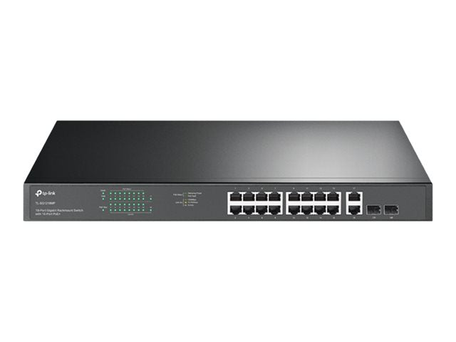 TieDex UK TP-Link JetStream TL-SG1218MP - V1 - switch - 18 ports - rack-mountable