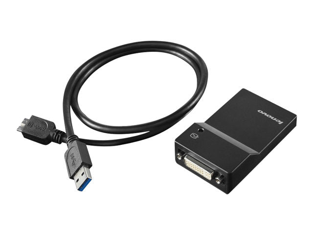 TieDex UK Lenovo USB 3.0 to DVI/VGA Monitor Adapter - external video adapter