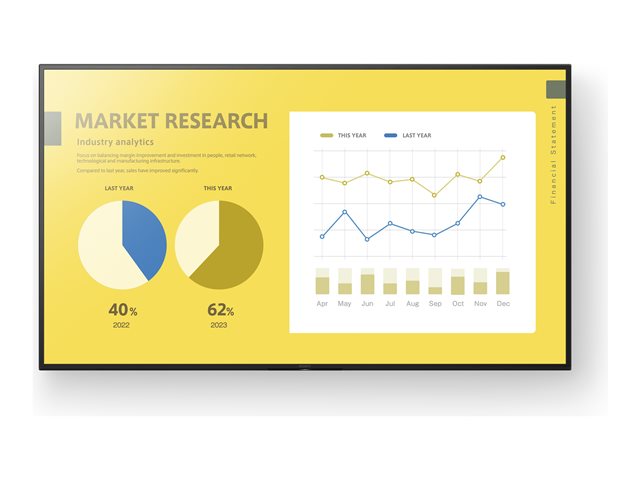 TieDex UK Sony Bravia Professional Displays FW-43EZ20L EZ20L Series - 43" LED-backlit LCD display - 4K - for digital signage