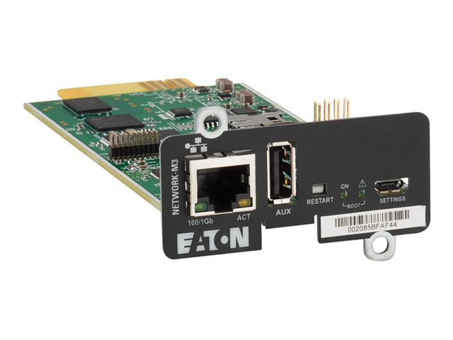 TieDex UK Eaton Cybersecure Gigabit NETWORK-M3 Card for UPS and PDU - remote management adapter - Gigabit Ethernet x 1