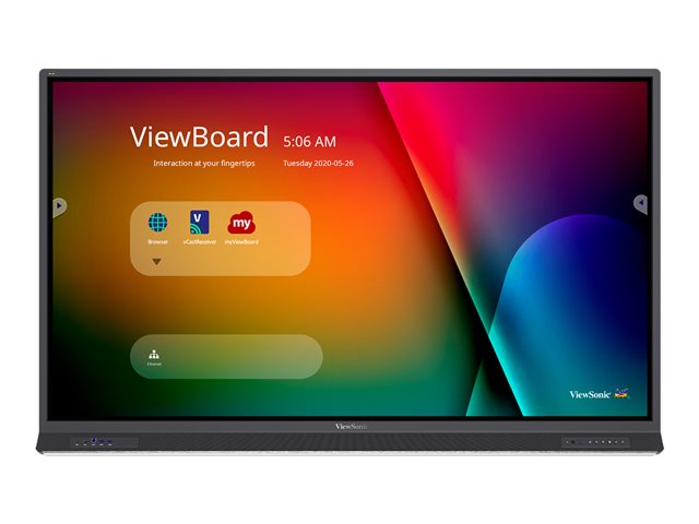 TieDex UK ViewSonic ViewBoard IFP6552-1A IFP52 Series - 65" Class (65.5" viewable) LED-backlit LCD display - 4K - for interactive communication