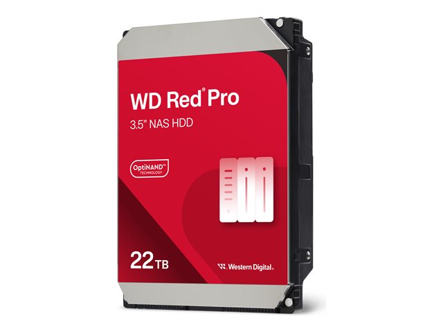 TieDex UK WD Red Pro WD221KFGX - hard drive - 22 TB - SATA 6Gb/s