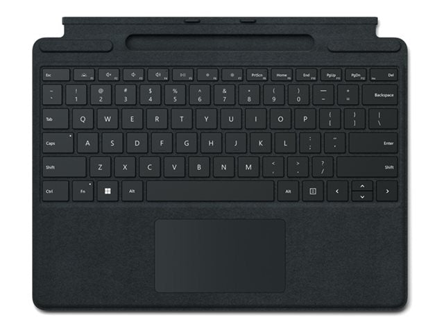 TieDex UK Microsoft Surface Pro Signature Keyboard - keyboard - with accelerometer, trackpad, Surface Slim Pen 2 storage and charging tray - QWERTY - UK - black Input Device