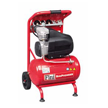 nuAir Fini Big Pioneer/I MK160 Portable Air Compressor Direct Drive Oil Free 1/5HP 5.5 CFM 20 Litre Tank