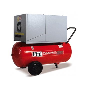 nuAir Fini Pulsar/S 320M-90 Silenced Portable Air Compressor Direct Drive Oil Free 3HP 11 CFM 90L Tank