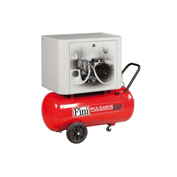 nuAir Fini Pulsar/S103-90-3M Belt Driven Silenced Portable Air Compressor 3HP 11 CFM 90 Litre Tank