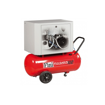 nuAir Fini Pulsar/S103-90-3T Belt Driven Silenced Portable Air Compressor 3HP 11 CFM 90 Litre Tank