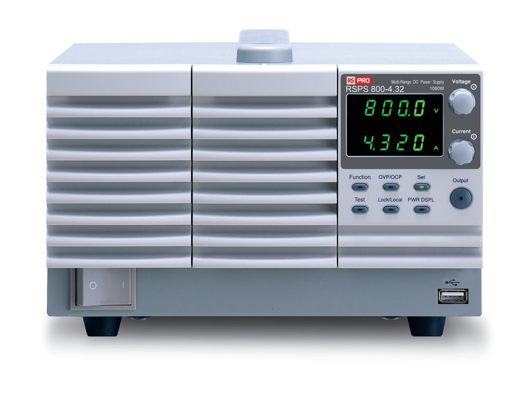 TieDex UK Bench Power Supply, 1-Output 0 V to 800V, 1.08 kW, 4.32 A Max