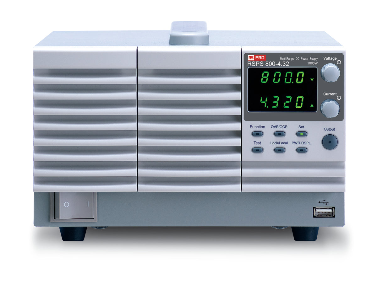 TieDex UK Bench Power Supply, 1-Output 0 V to 800V, 1.08 kW, 4.32 A Max