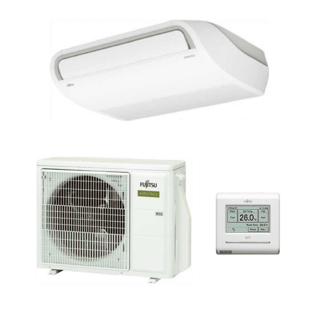 Fujitsu Air Conditioning AIRSTAGE ABEG45KRTA AOEG45KBTB Ceiling Mounted Heat Pump Install Kit