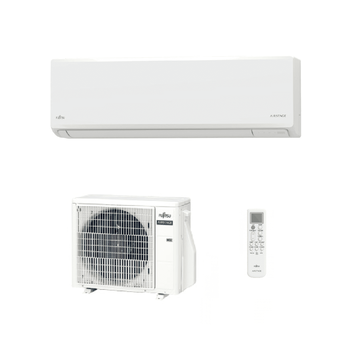 Fujitsu Air conditioning AIRSTAGE AOEH07KNCA ASEH07KNCA Economy Wall Heat pump A++ R32 2Kw/7000Btu