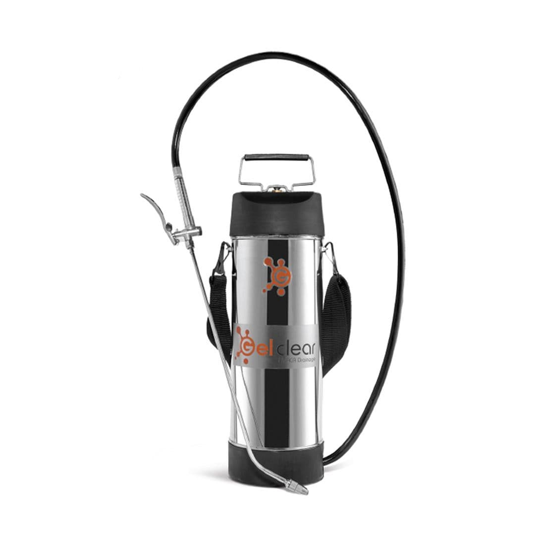GelClear SS801 Air conditioning and Refrigeration Service Coil Pump Sprayer 25-55 psi 8 Litres Tank
