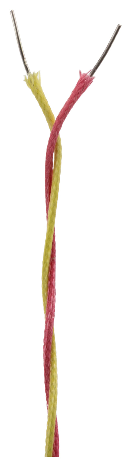 TieDex UK Type K Thermocouple Cable/Wire, Unscreened 100 m, High Temperature Fibreglass Insulation, +700 °C Max, 1 x 0.711