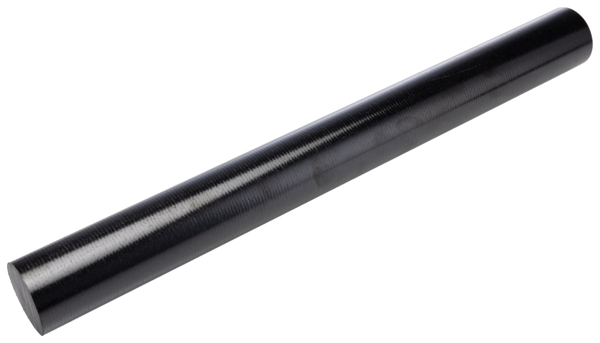 TieDex UK Black Polyetheretherketone PEEK Rod, 300 mm x 30 mm Diameter