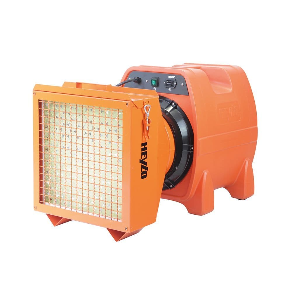 Heylo StaubStop 3000 Plus Rotomolded Mobile Direct Dust Extraction Fan 3102 m³/h 230/1ph/50Hz