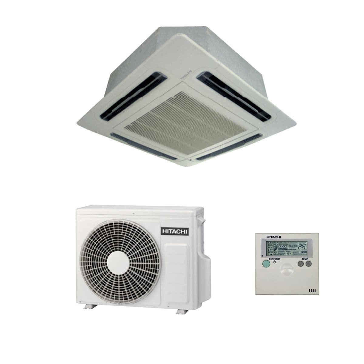 Hitachi Air Conditioning Utopia Premium Cassette RCI-2.5FSN3Ek Inverter Heat Pump 5.6Kw/18000Btu A+ 240V~50Hz