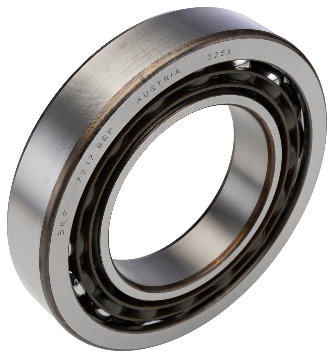 SKF 7217 BEP 1 Row Angular Contact Ball Bearing - 85 mm ID, 150 mm OD 28 mm Race Width_7217 BEP
