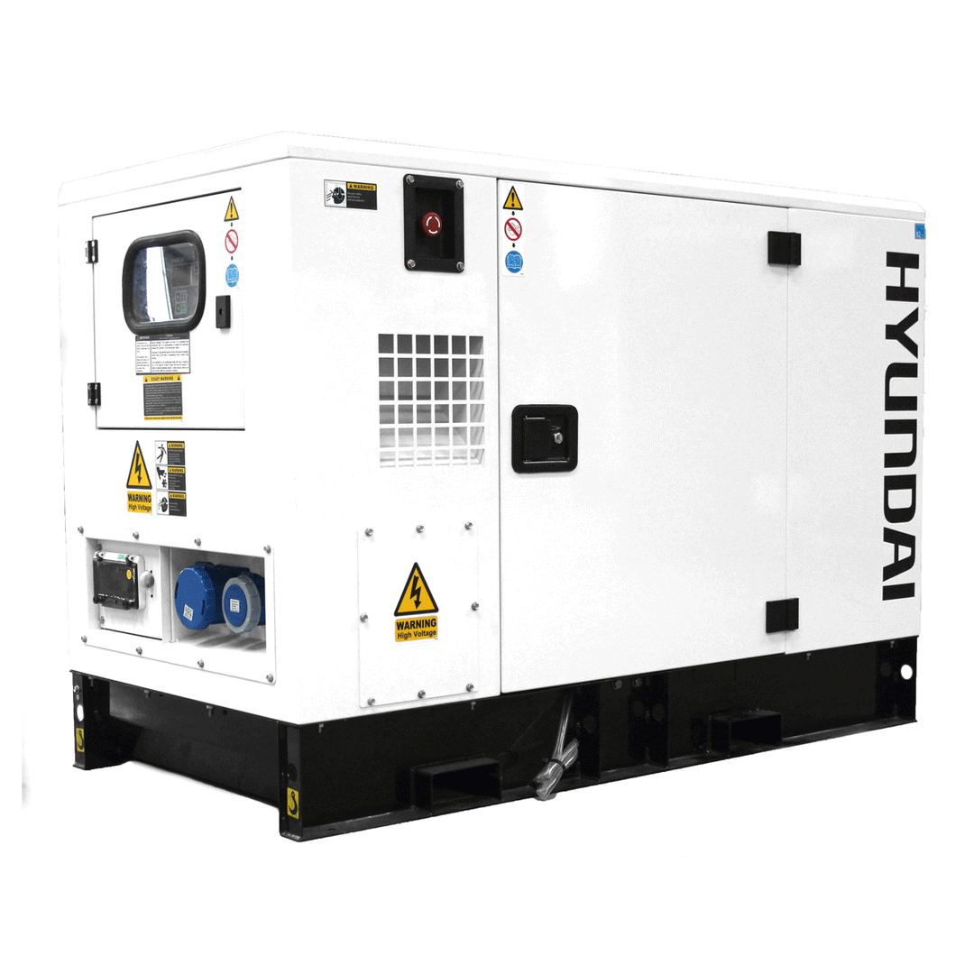 Hyundai DHY11KSE 11kVA Diesel Housed Weather-proof 3 Phase Standby Generator 415V~50Hz