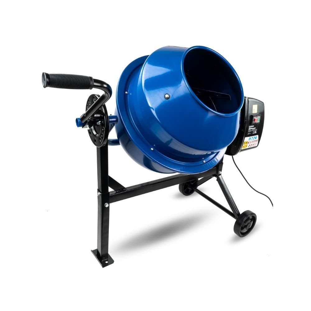 Hyundai HYCM63E 220W 63L Wheeled Electric Mortar, Concrete & Plaster Mixer 230V