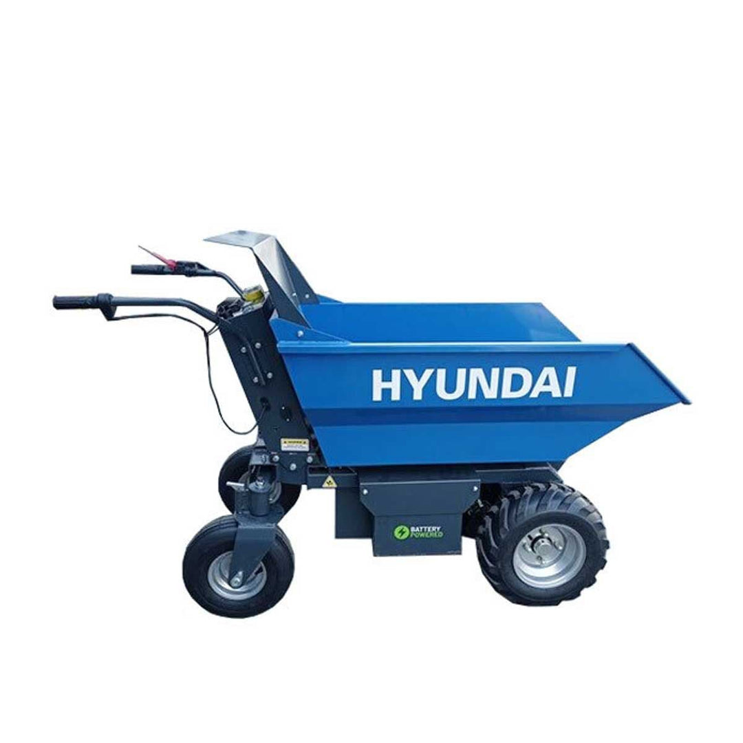 Hyundai HYMD500B 500Kg Battery Powered Mini Dumper Brushless Motor, Hydraulic Tilt 48V, 32Ah
