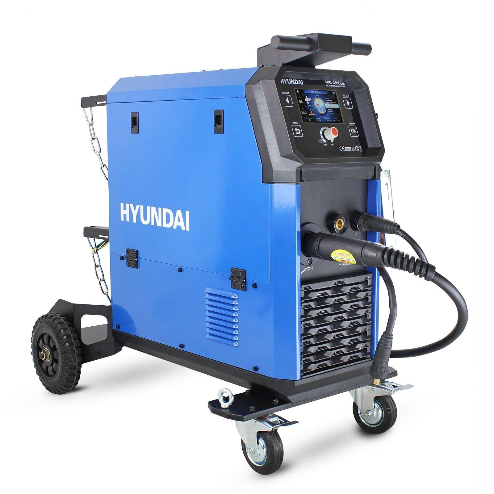 Hyundai HYMIG-350GDL MIG DC Inverter Welder Pro Series 3 phase 415V