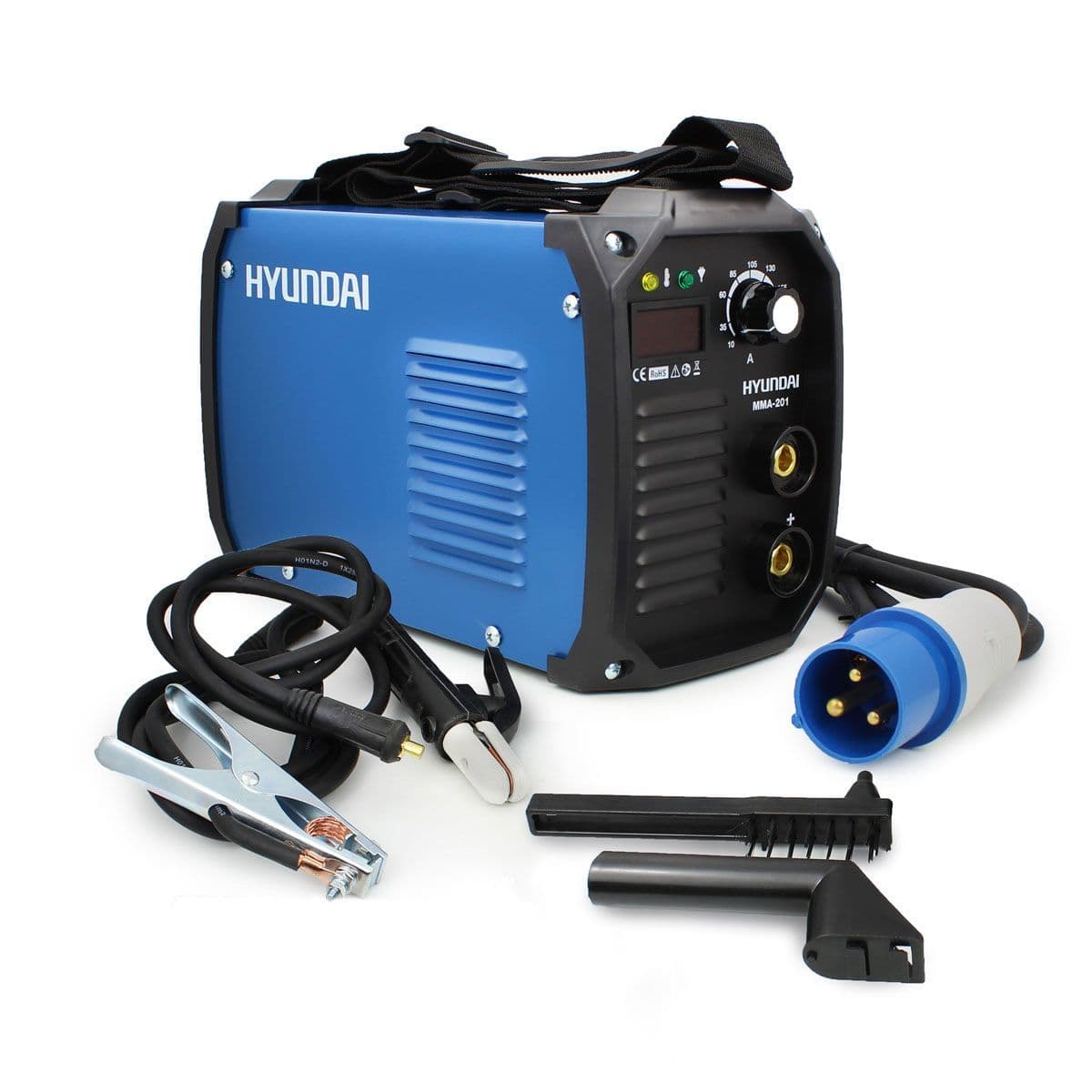 Hyundai HYMMA201 200Amp MMA/ARC Inverter Welder 240V~50Hz